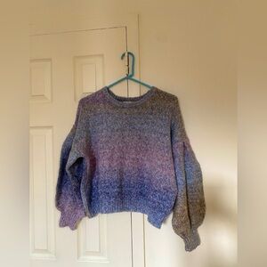 Z Supply: Ballon Sleeve Ombré Sweater